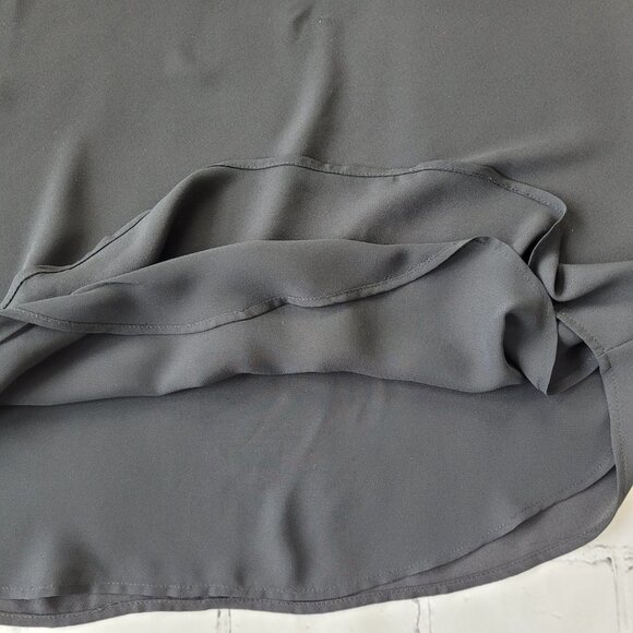 Loft Outlet Woman’s Black chiffon v-neck camisole blouse size Petite M - Picture 6 of 11